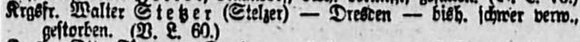 Bestand:Verlustlisten 1. Weltkrieg, page 5.388 Stetzer (Stelzer) Walter (Dresden).jpg