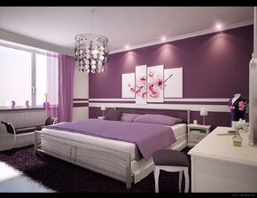 Purple-bedroom
