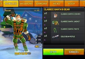 Classic santa's gear preview