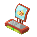Retro Futuristic Dish Display