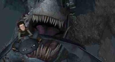 Hiccup vs Red Death