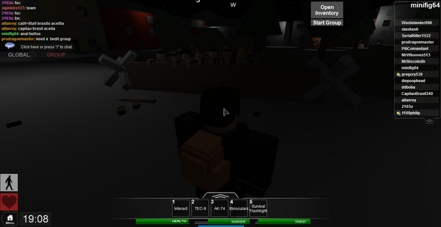 File:This snapshot was worth it (displayed in front of me is about 20 zombies stuck behind a barricade in town square).png