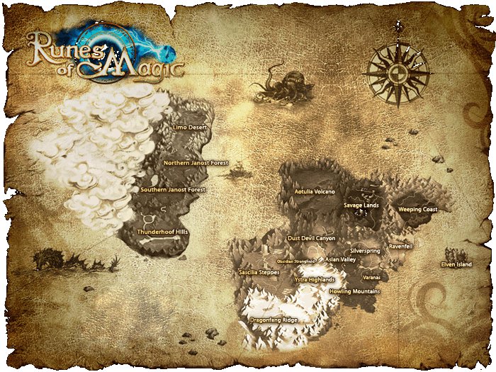 Image 01 The RoM World Map.jpg Runes of Magic Wiki Fandom powered by Wikia