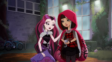 Raven reassuring Cerise