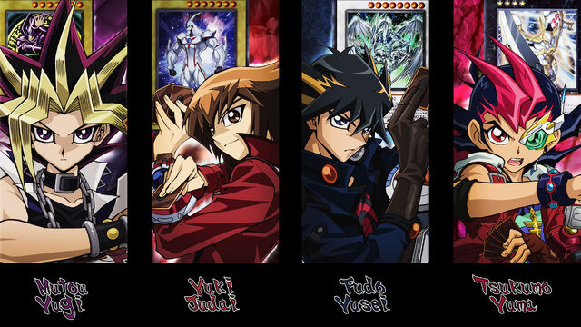 File:Yu gi oh main protagonists wallpaper by kaitouyahiko-d4g900c.jpg