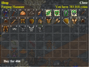 Dorpat Blacksmith Inventory