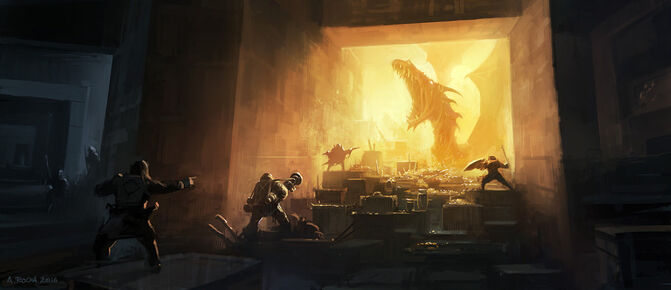 Dragon awake