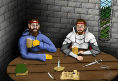 Sir Bool's Portrait - Their Last Drink