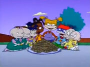 Rugrats all eating cookies