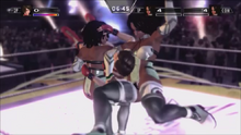 Running Neckbreaker.Side Slam
