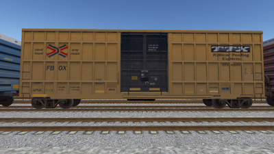 R8 Boxcar 50ft PlateF TTX01
