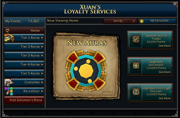 Loyalty shop