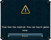 Ban Expired Message