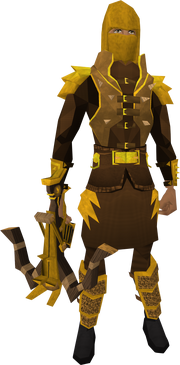 Golden Karil the Tainted's equipment equipped