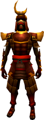 Superior tetsu armour set equipped (male)