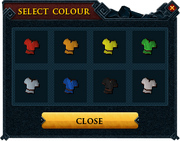 Gnomeballer's tunic recolour interface