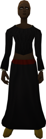 Priest gown equipped