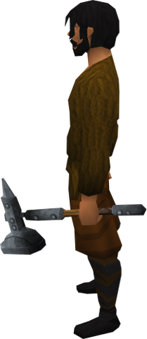 File:Off-hand steel warhammer equipped.png