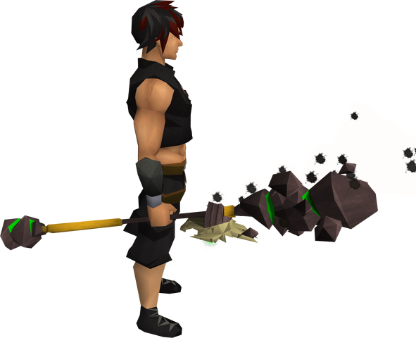 File:Necromancer's earth staff equipped.png