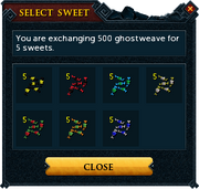 Select Sweet interface