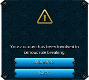 Banned message