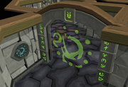 Flash powder factory - door and button
