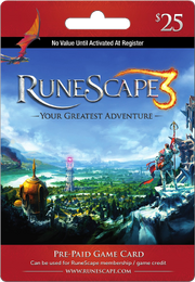 RuneScape 25 USD Prepaid Card