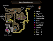 Clock Tower Dungeon map