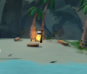 Message in a bottle (The Island Which May or May Not Have Monkeys on It) in-game