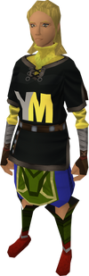 YoungMinds tunic equipped