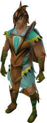 Armadura de Dragon Rider equipada