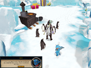 Penguins surround you