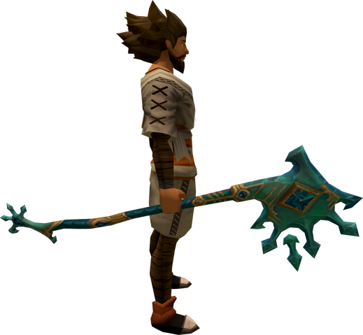 File:Crystal Peacock Battleaxe equipped.png