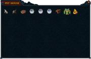 Pet House interface
