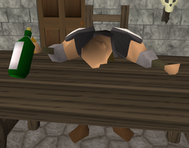 Lazy Khazard Guard sleeping