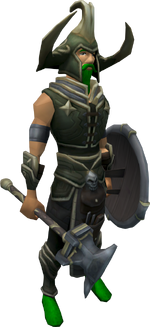 Linza's armour equipped