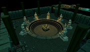 Paterdomus basement statues