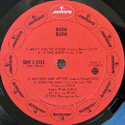 Rush, Mercury SRM-1-1011 Canadalabelside2