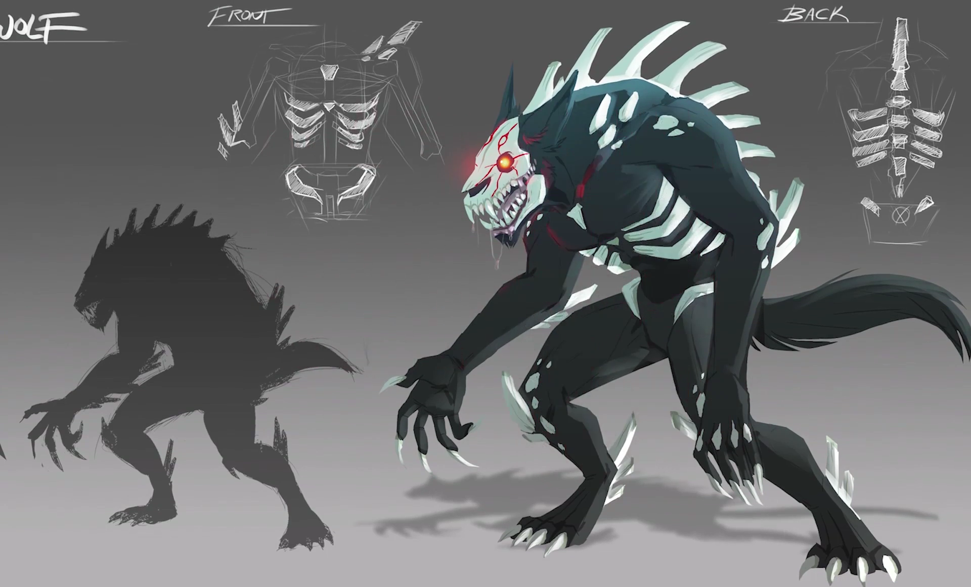 rwby alpha beowolf statue