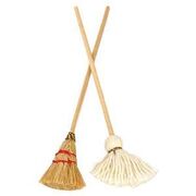 Broom and mop