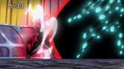 Koga destruyendo a Baco