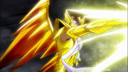 Seiya luchando contra los --Pallcites--