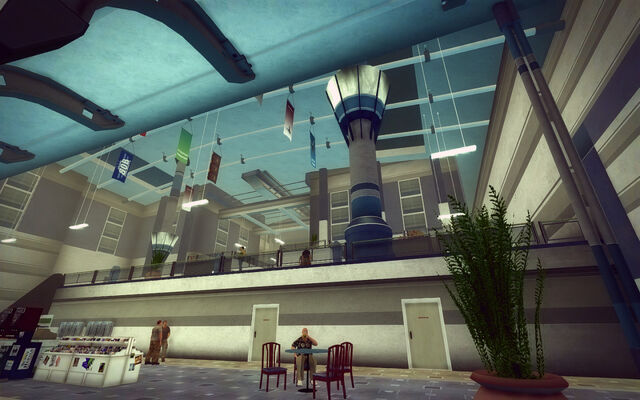 File:Wardill Airport building - looking upwards.jpg