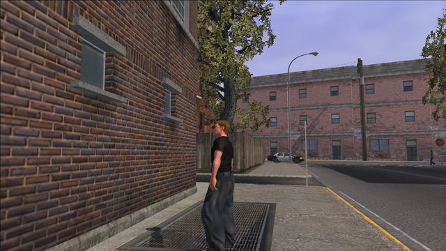 File:The Streets of Stilwater - view north from graffiti out of cutscene.png
