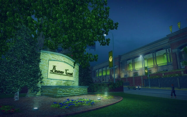 File:Frat Row in Saints Row 2 - Beaver Crest.jpg