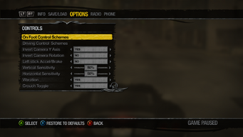 Saints row 2 keyboard controls