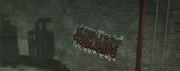 Drug Factory - interior Los Carnales graffiti in Saints Row 2