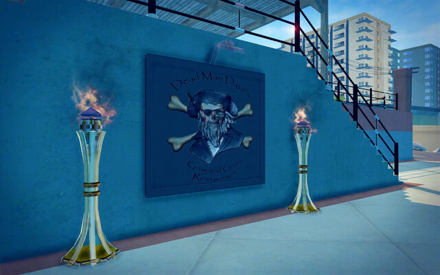 File:Centennial Beach in Saints Row 2 - Dead Man Dave's Grog and Gruel Restaurant sign.jpg