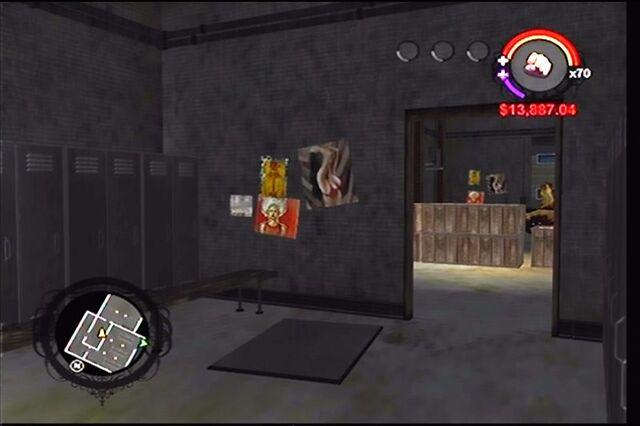 File:Donnie's garage in Saints Row - interior locker room.jpg