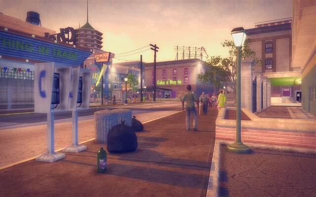 File:Cecil Park in Saints Row 2 - payphones and trash.jpg